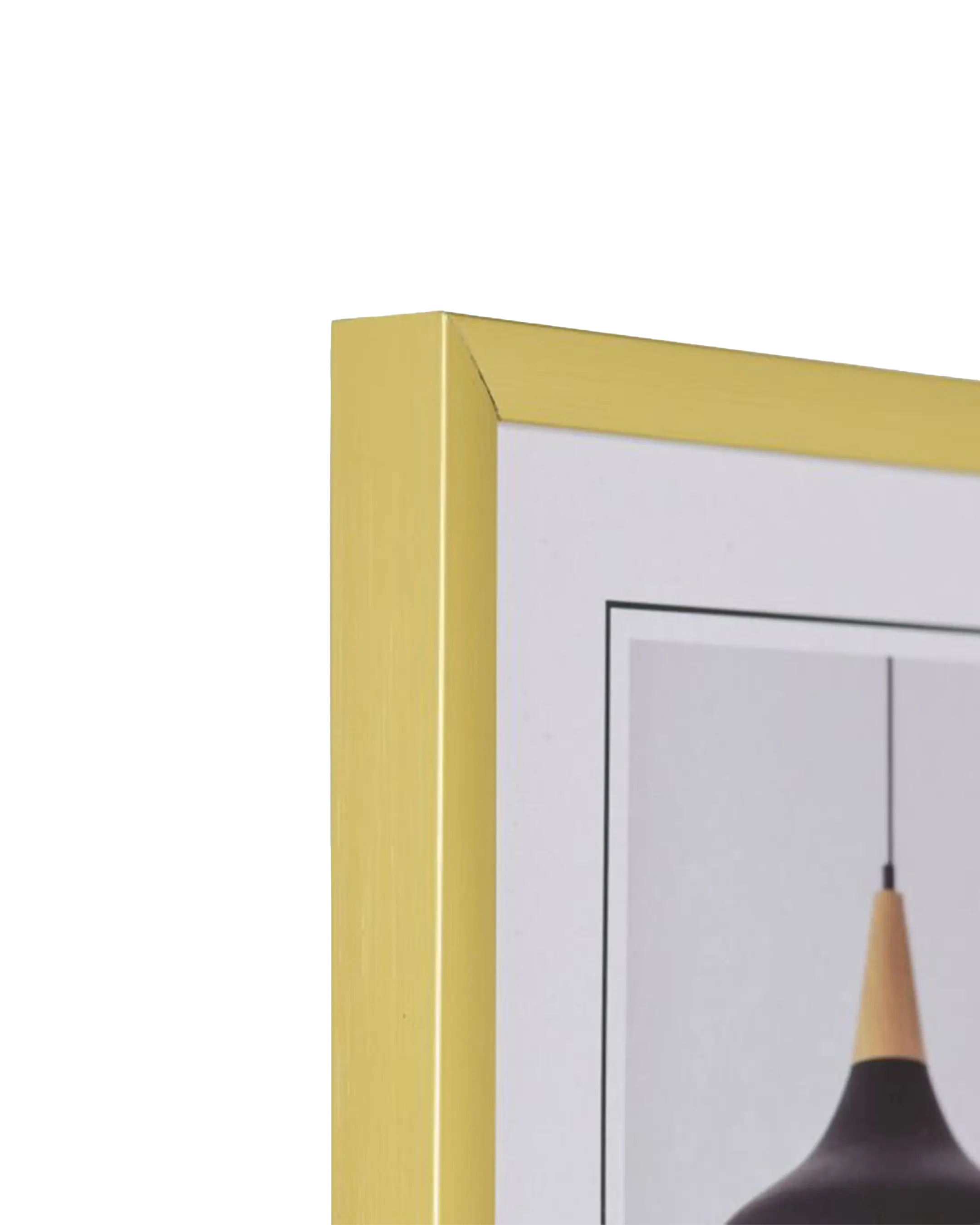 Bilderrahmen Kunststoff Amalia Gold – Detailansicht