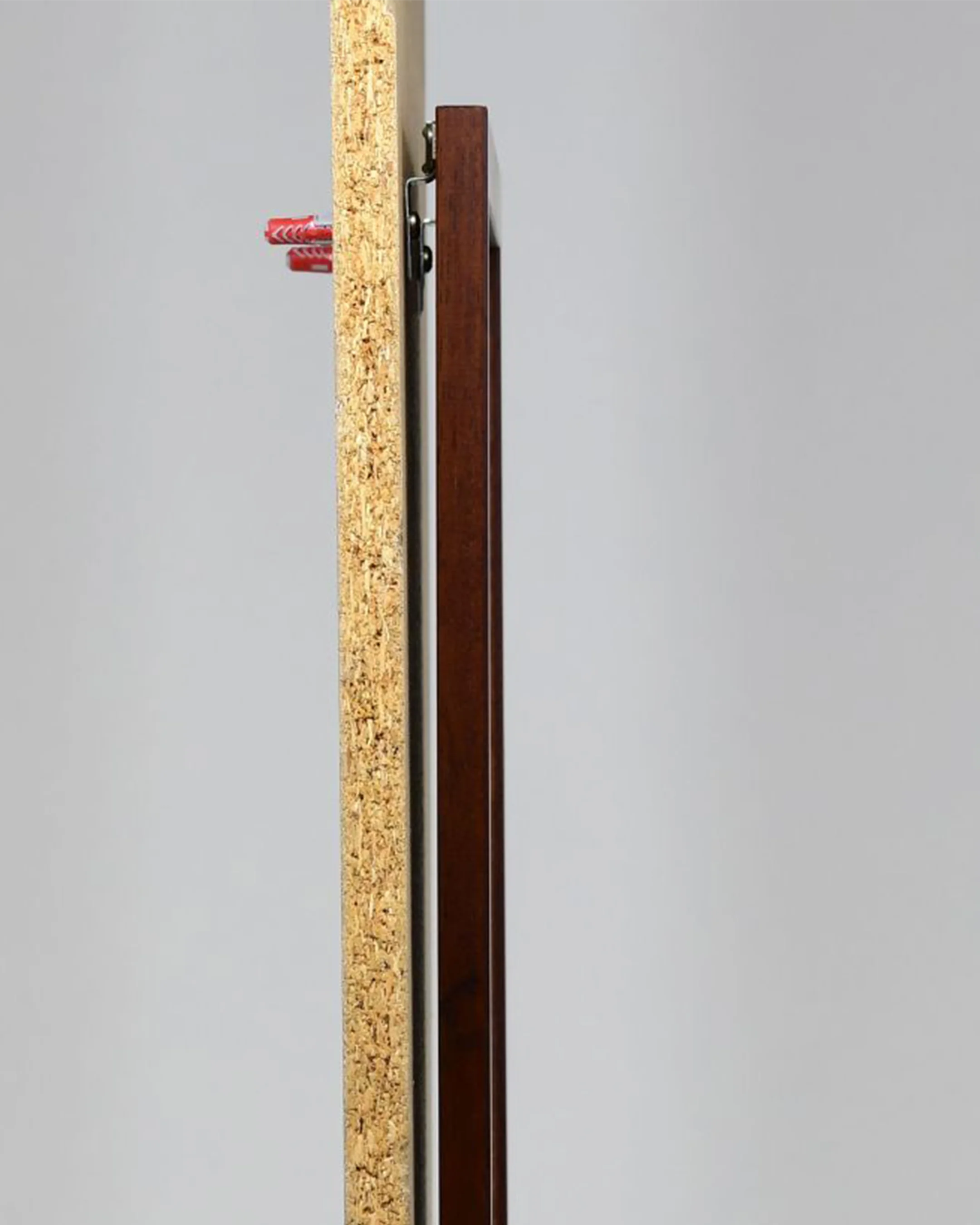 Diebstahlsicherung für Holzrahmen bis 50x70cm – Seitenansicht