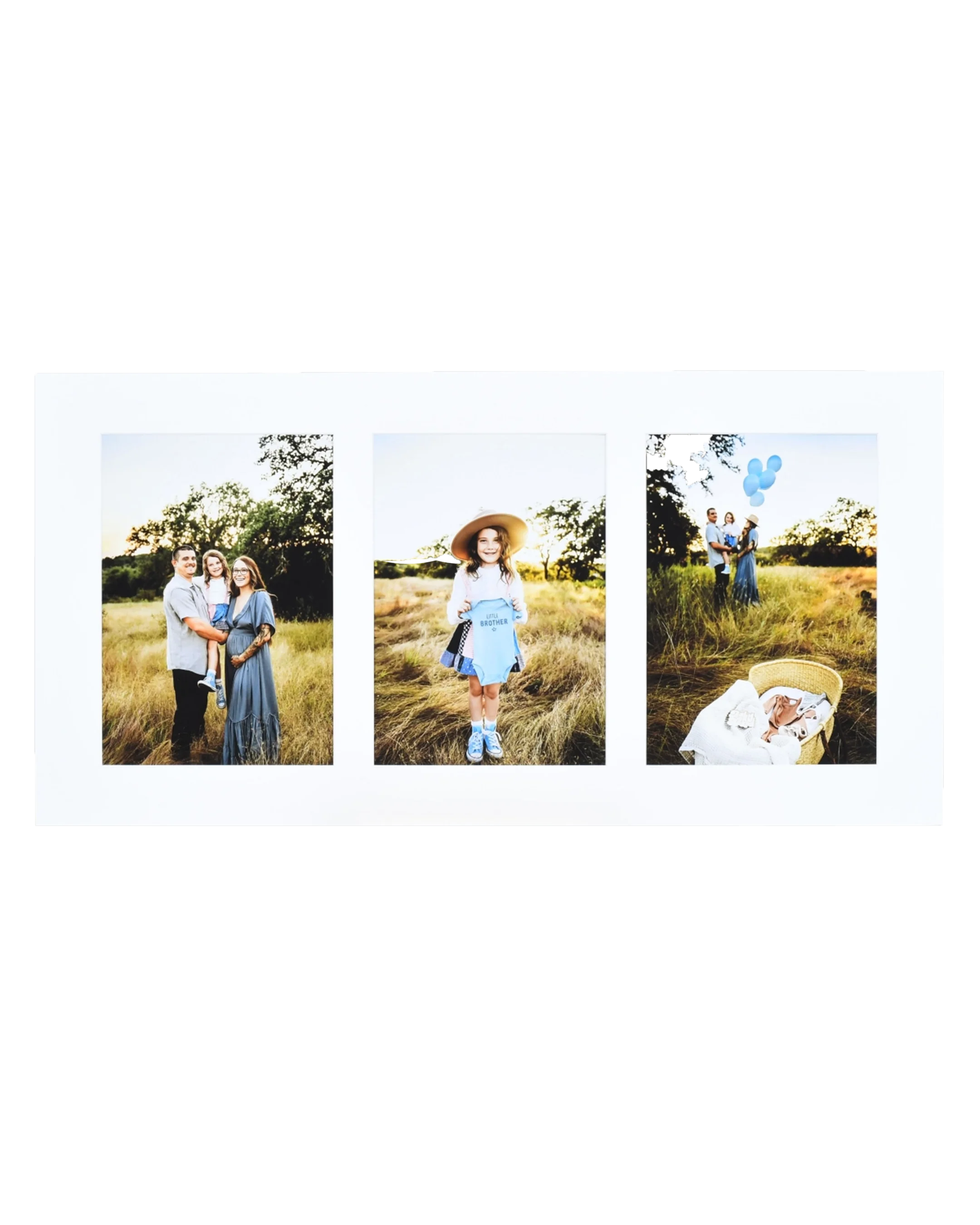 Passepartoutcollage Coco 40x80 cm – Frontansicht