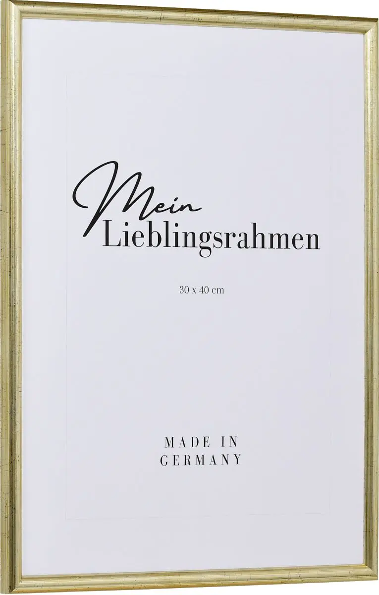 Seitenansicht eines klassischen, offenporigen, silbernen Holzrahmens mit schmalem Halbrundprofil
