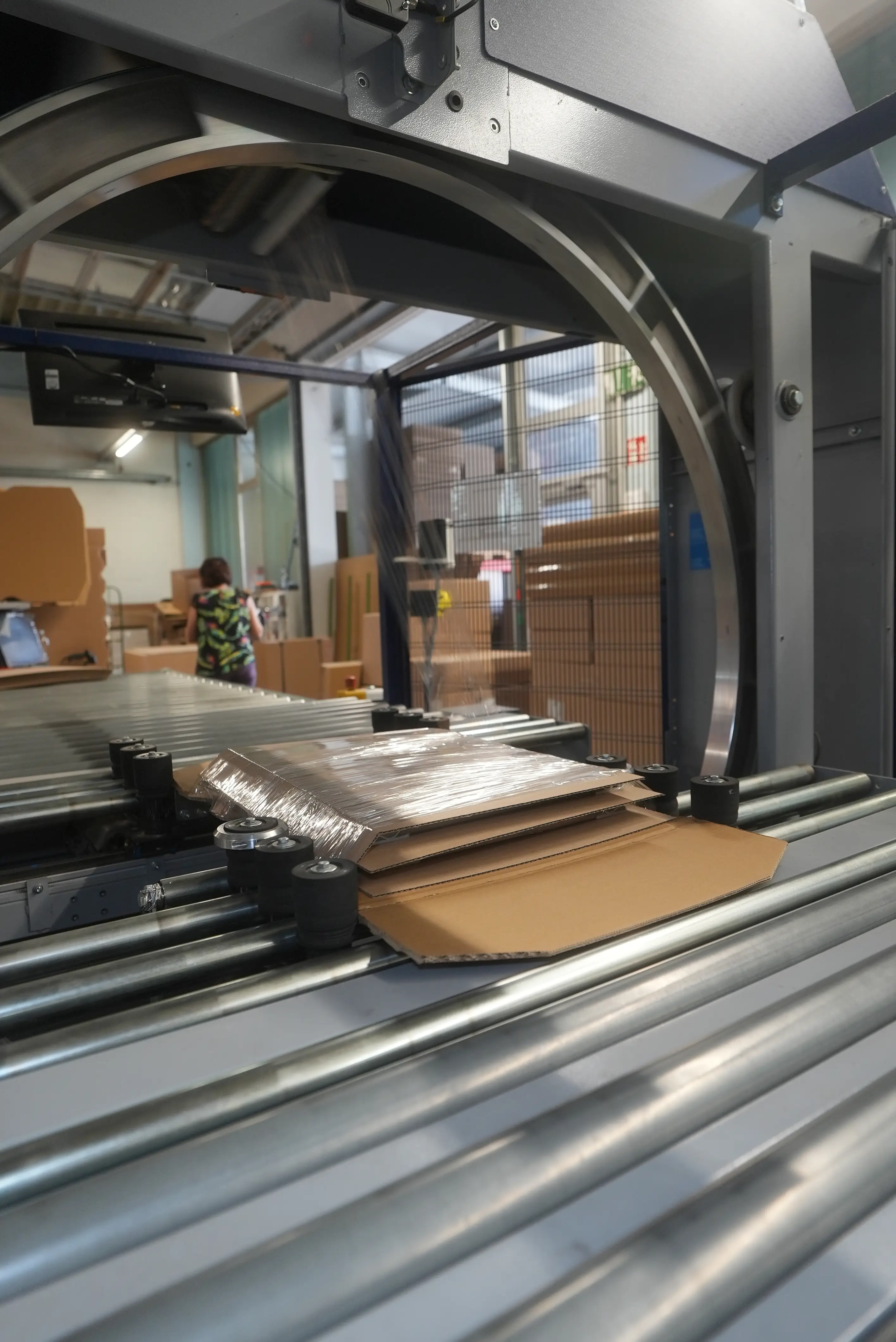 Verpackung für den Versand