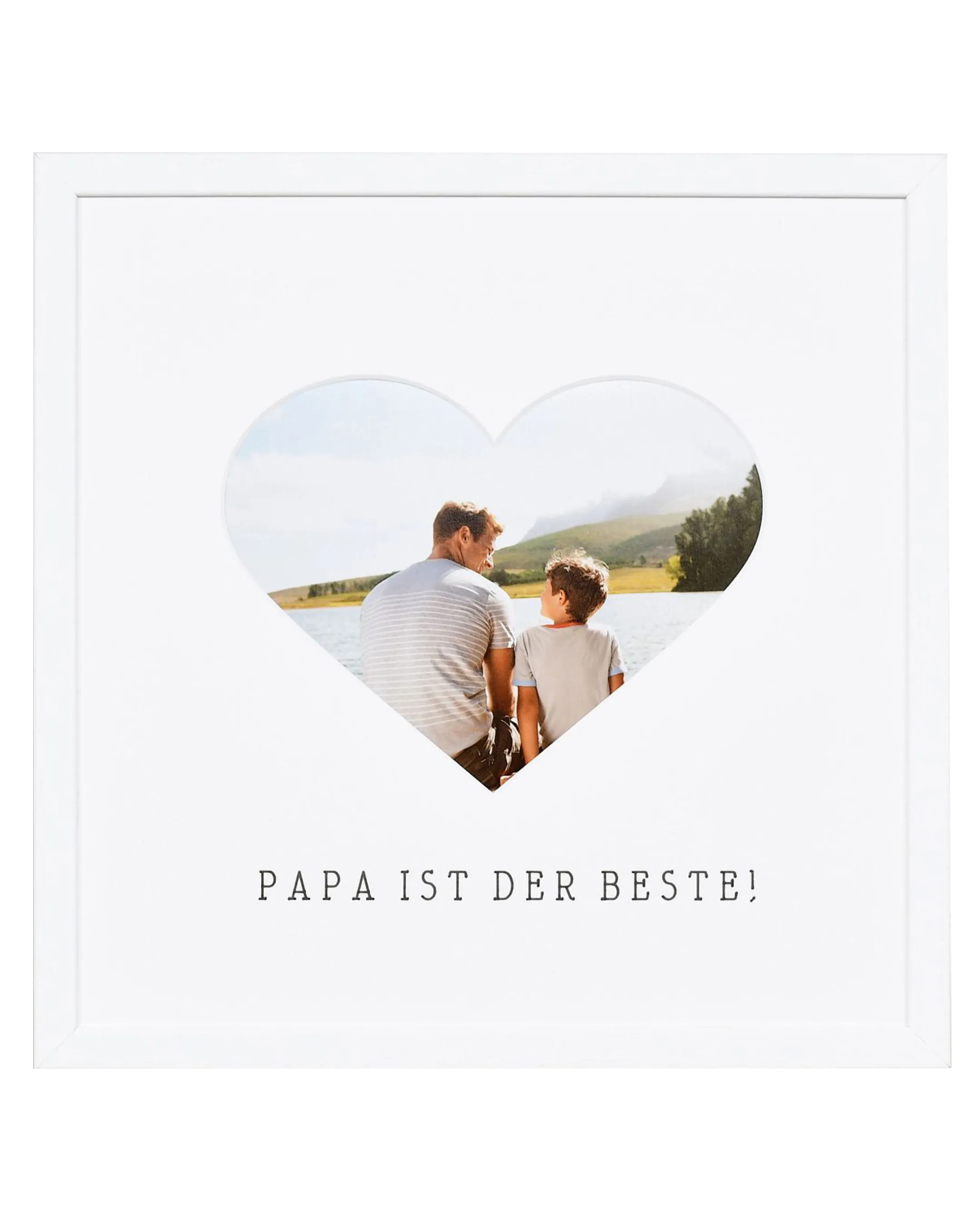 Bilderrahmen Herz "Papa" 30x30cm