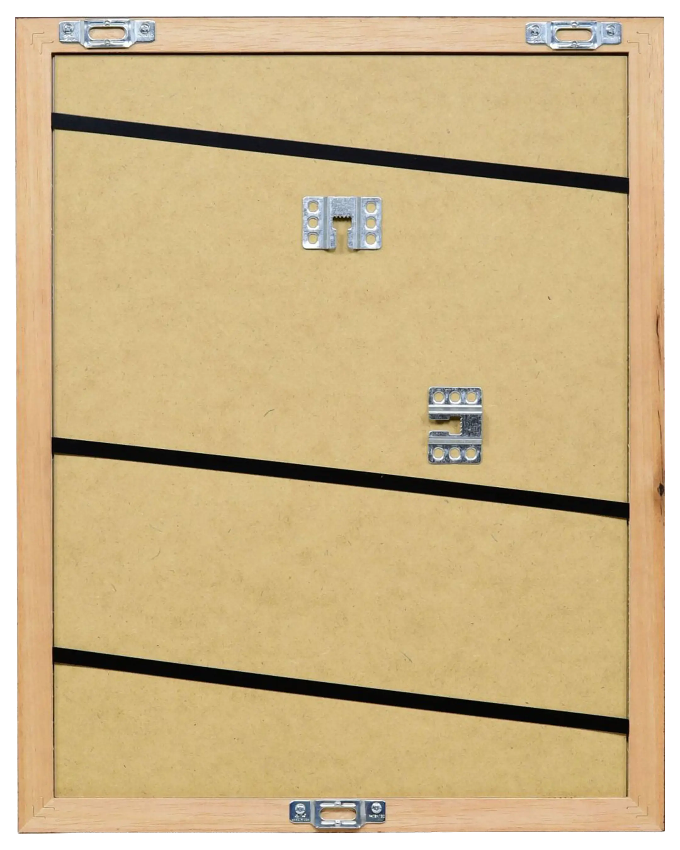 Diebstahlsicherung für Holzrahmen bis 50x70cm – Detailansicht