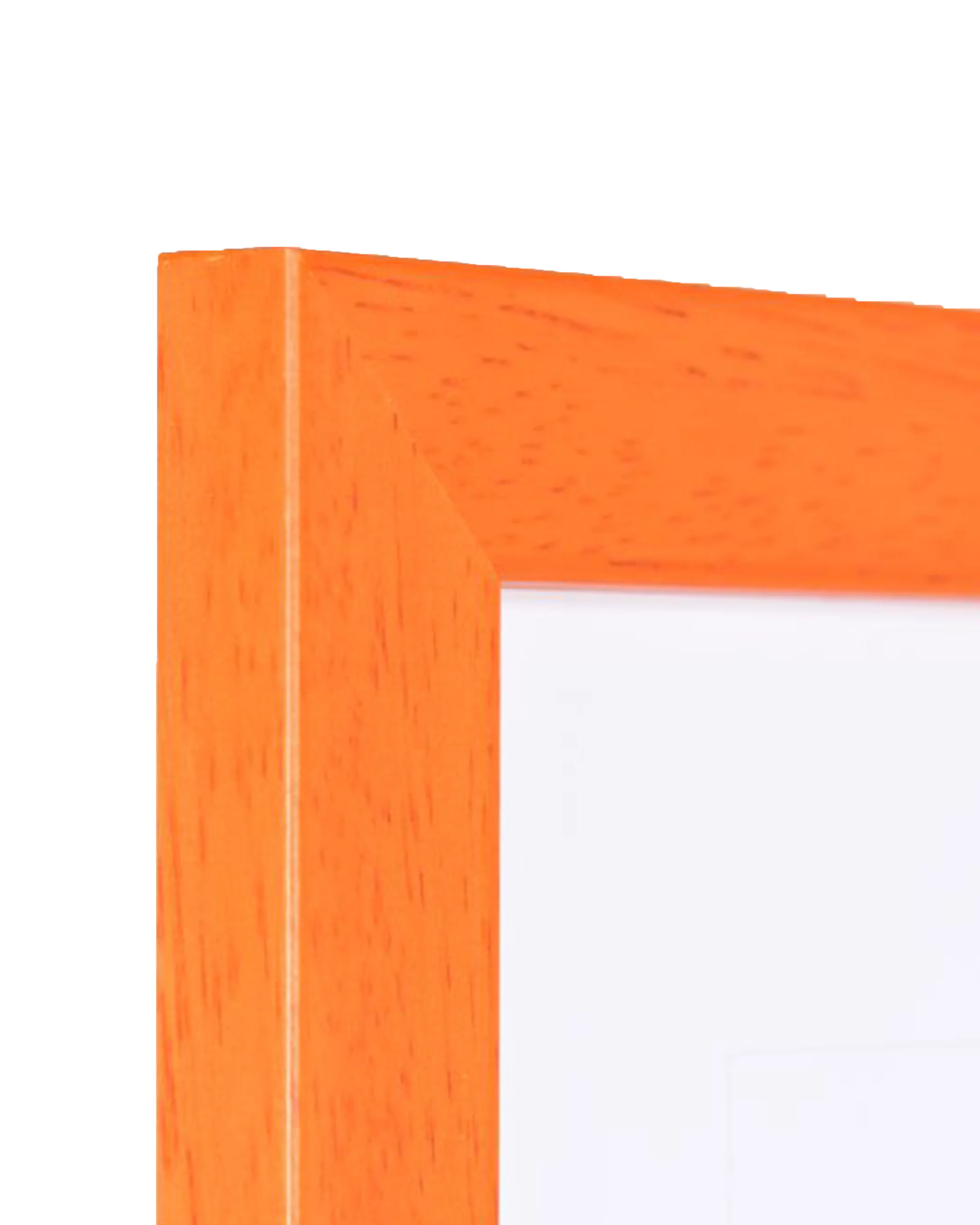 Bilderrahmen Holz Emma Orange – Detailansicht