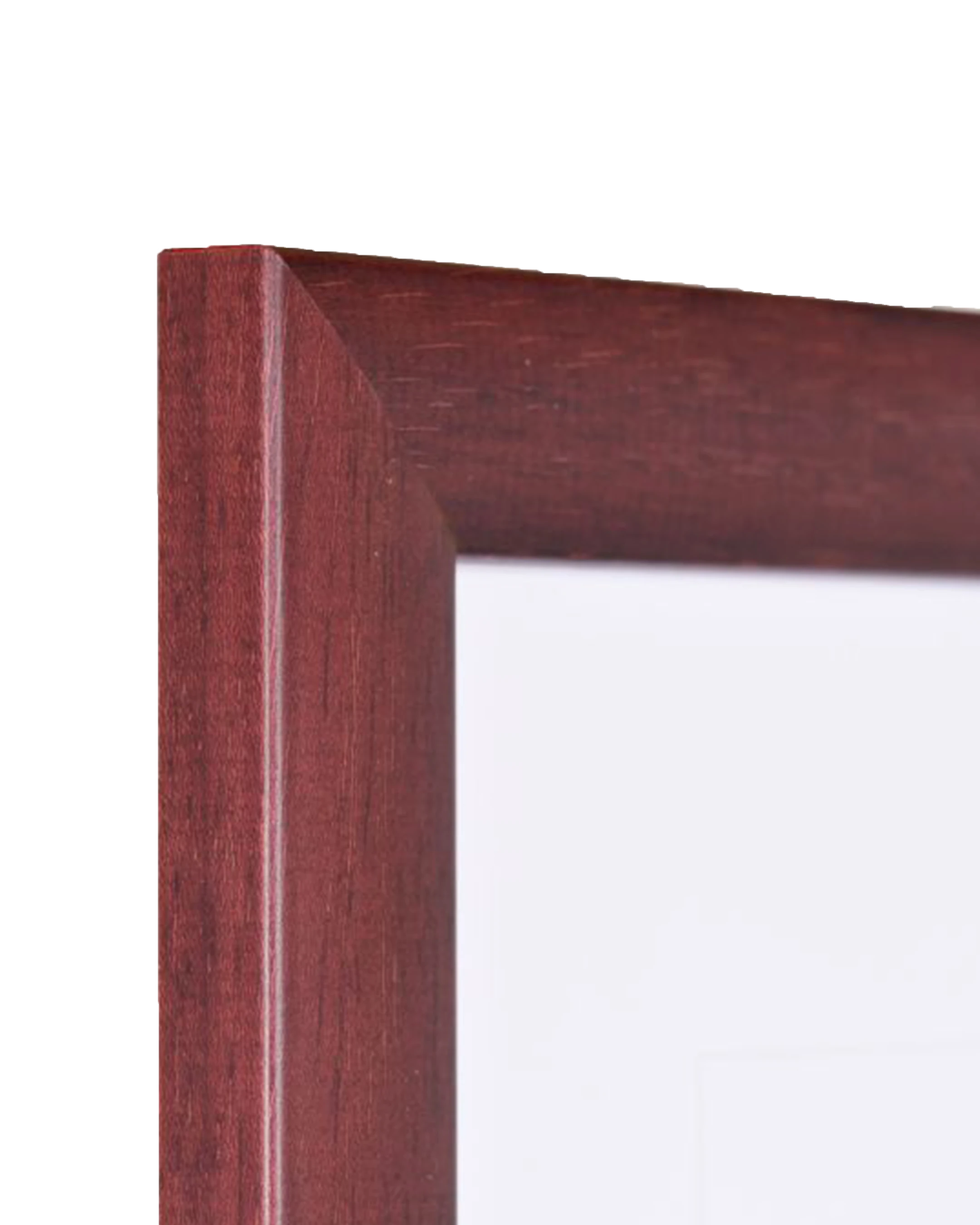 Bilderrahmen Holz Greta Rot – Detailansicht